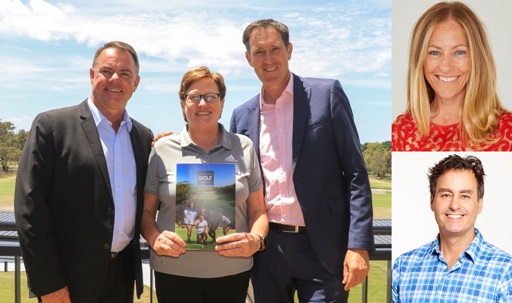 The CEOs join the Australian Golf Show.
