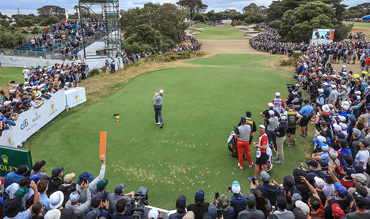 Royal Melbourne Composite 3rd hole image