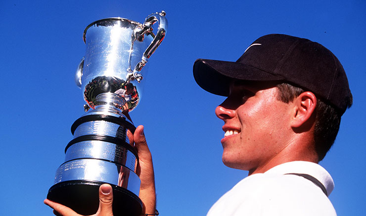 Aaron Baddeley 1999 Open image