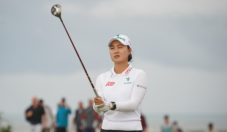 Minjee Lee at the AIG Women's Open