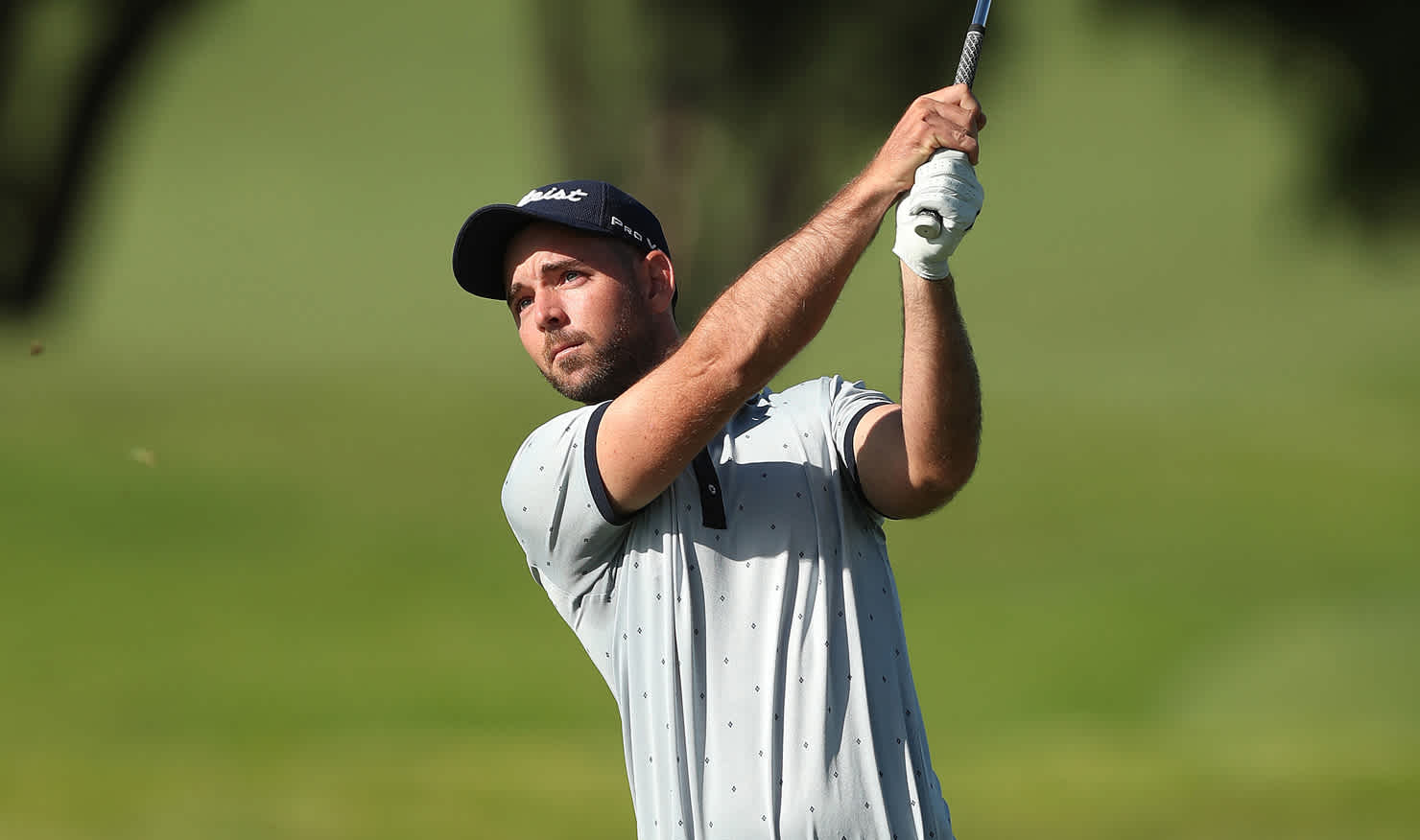 Charlie Dann is a picture of concentration at Bonnie Doon. Picture: PGA of Australia