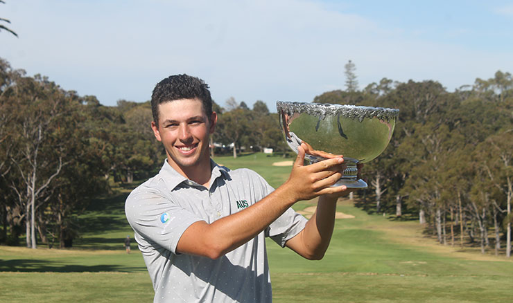 Hayden Hopewell WA Open trophy image