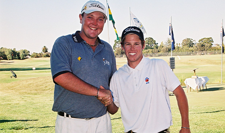 Jarrod Lyle and Andrew Martin met in the 2004 Australian Amateur Final at Royal Adelaide Golf Club.