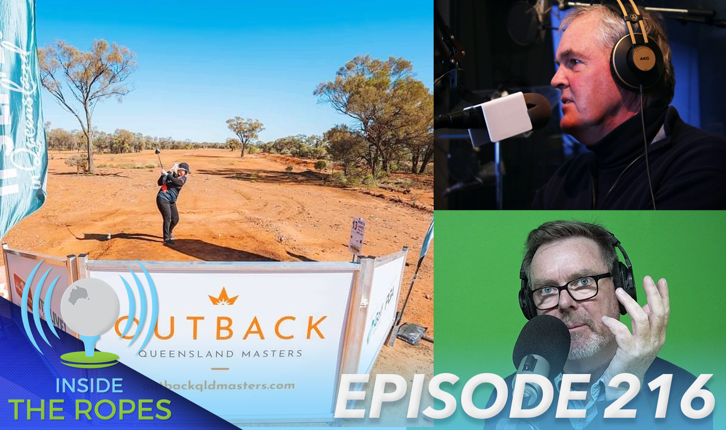 Hosts Martin Blake and Mike Clayton drop in on the Outback Queensland Masters.