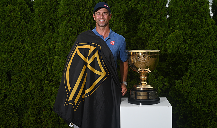 Adam Scott will represent the International Team for the tenth time in next month's Presidents Cup. Photo: PGA TOUR.
