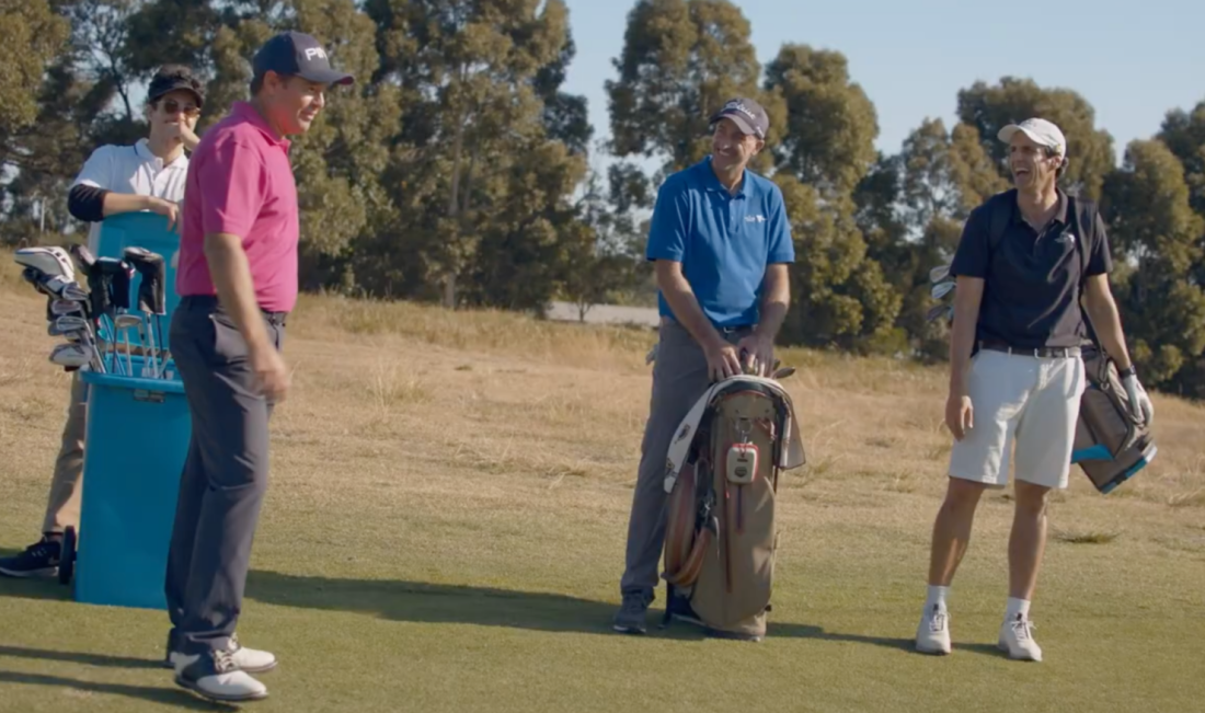 "Bin It' Challenge with Andy Lee, Geoff Ogilvy and Todd Woodbridge