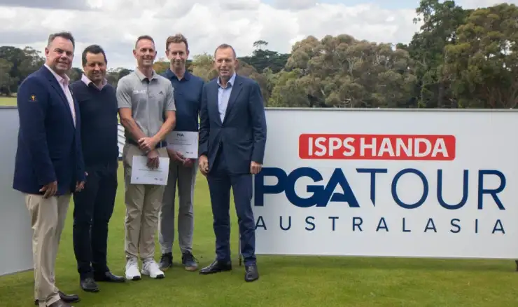 ISPS Handa naming rights announcement.