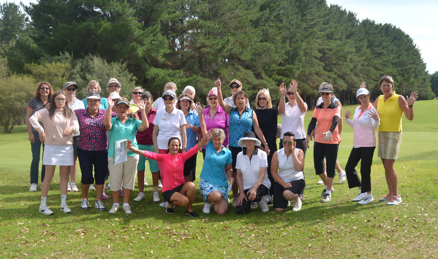 The women and girls of Country Girls Play Golf celebrate their new and thriving group.