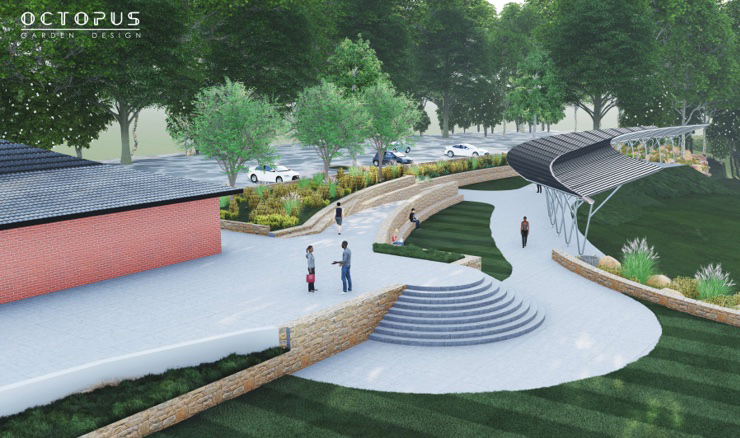 Sketch of the new Charlestown GC driving range to be completed this year.