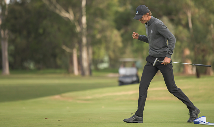 The moment Connor McKinney clinched the 2022 Australian Amateur title.