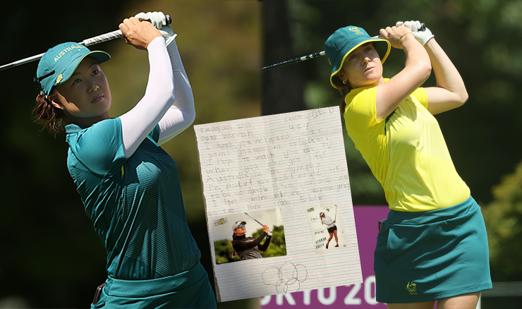 Hannah Green and Minjee Lee inspire