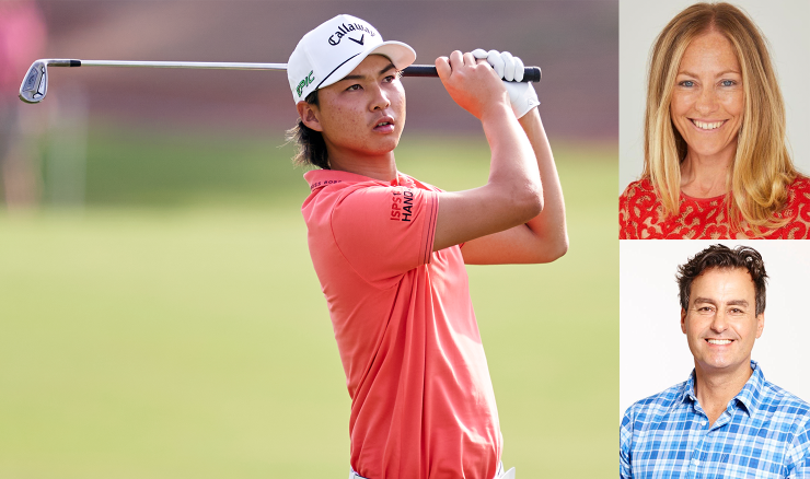 Min Woo Lee joins Tiffany Cherry and Mark Allen.