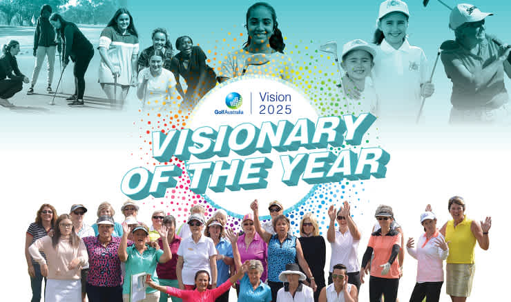 Visionary of the Year celebrates gender equality in golf.