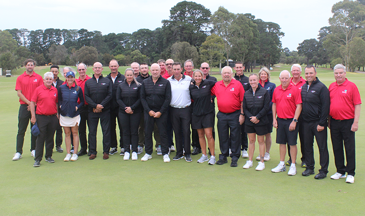 The GA and ADF teams together at Rosebud Country Club.