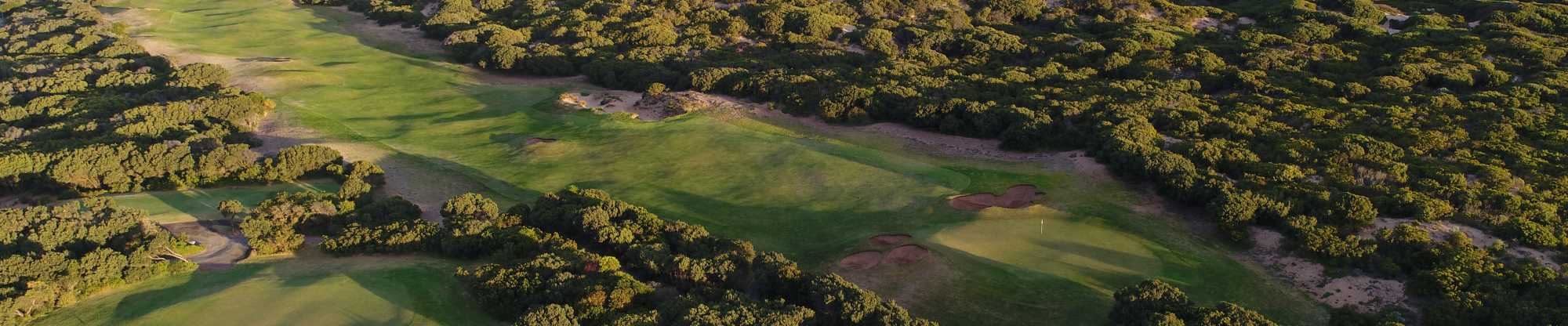 13th Beach Golf Links aerial shot
