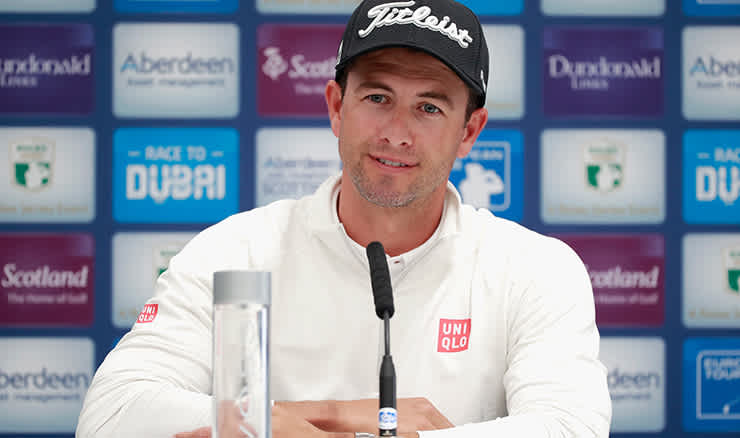 Adam Scott presser image