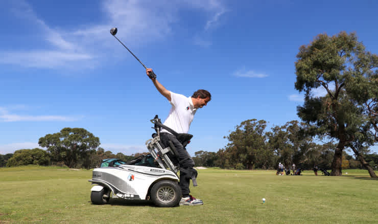 Sandy gets its first Paragolfer