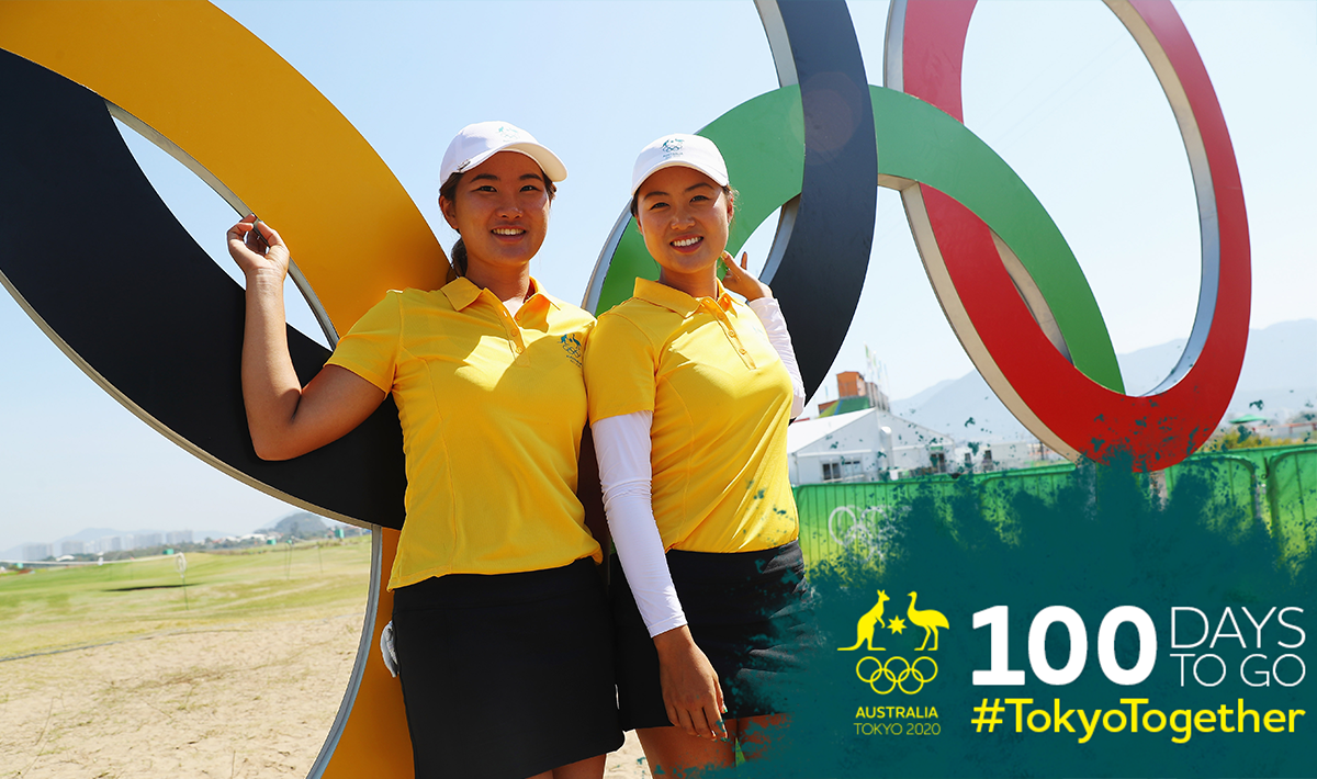 Su Oh and Minjee Lee during the 2016 Olympics in Rio.