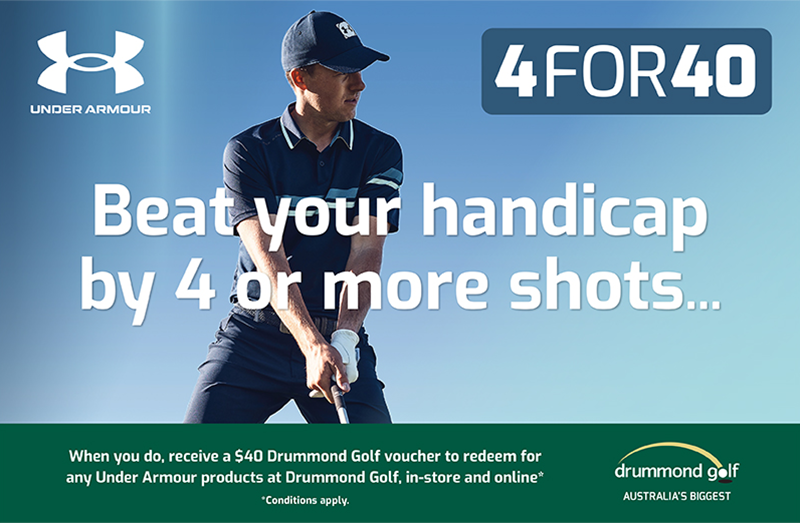 Beat your handicap to win Under Armour gear! Golf Australia