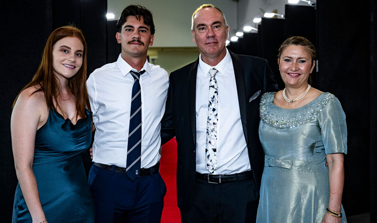 Peter Wright family image