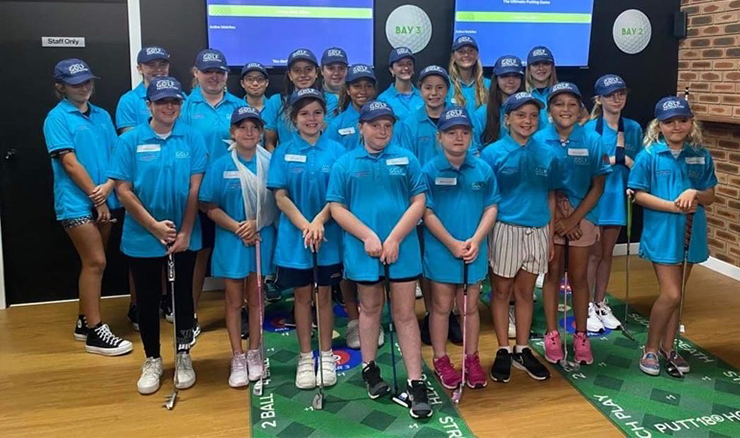Girls Put Their Hands Up To Play Golf Australia