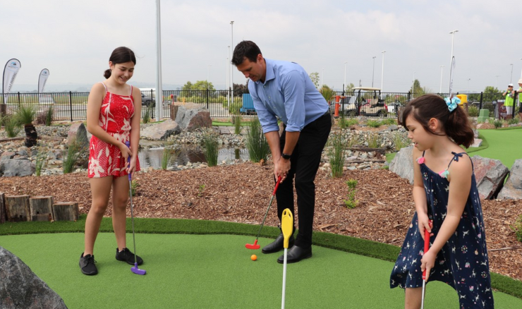 Mini golf at Maroochy River