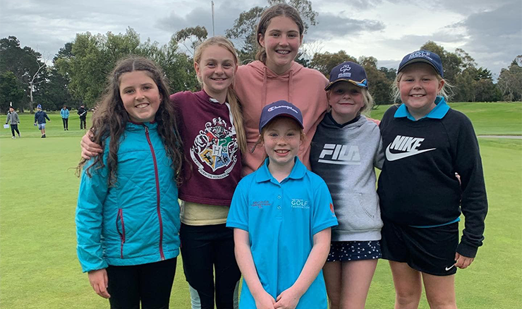 Girl golfers come together in Tasmania.