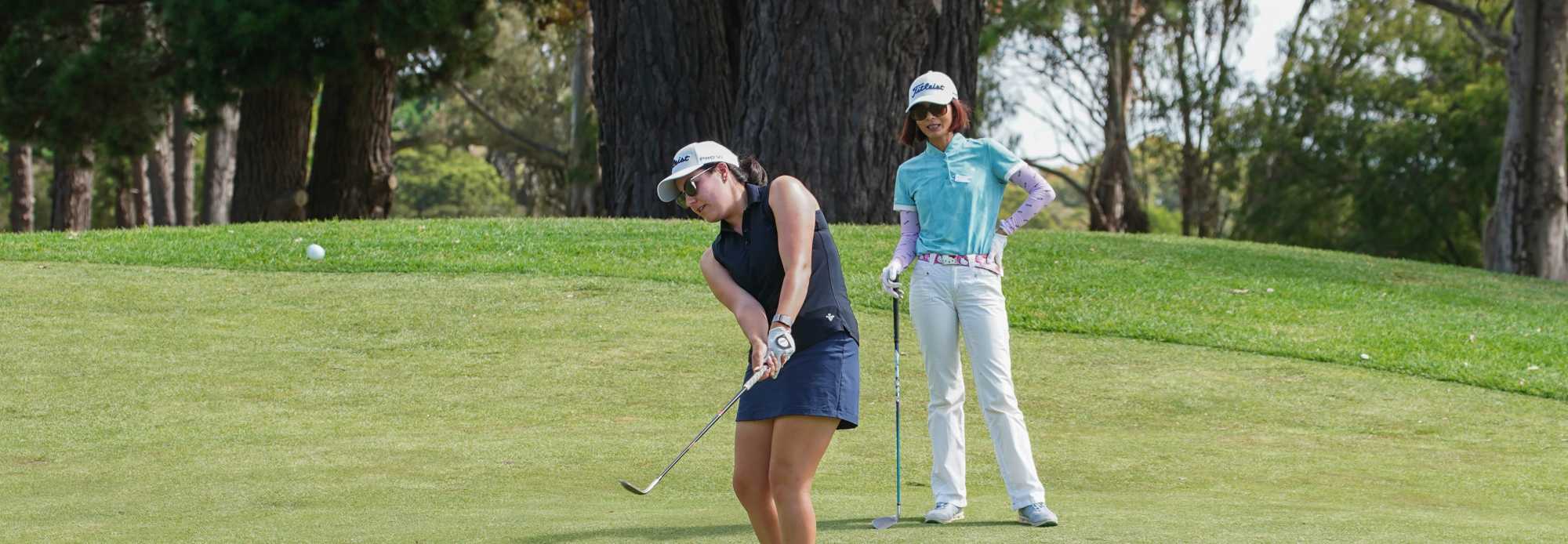 Two women on the golf course - Golf Care Blog