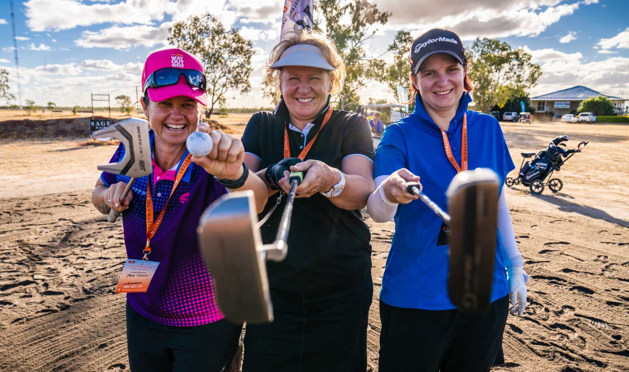 Participants enjoying the 2019 Outback Queensland Masters.