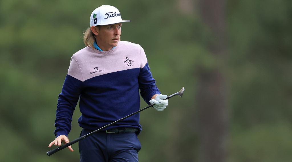 Cameron Smith during the second round of The Masters.