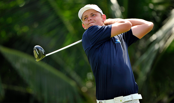 Cameron Smith in action during the 2012 Asia-Pacific Amateur Championship.