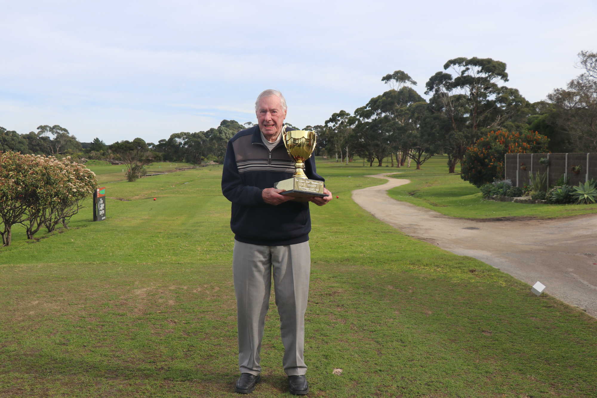 Ian Sullivan has reached 70 years as a Wonthaggi Golf Club member