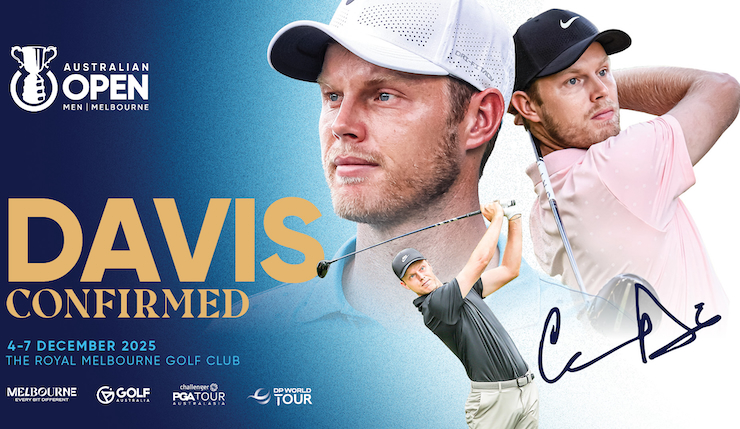 Cam Davis will play the 2025 men's Australian Open and BMW Australian PGA Championship