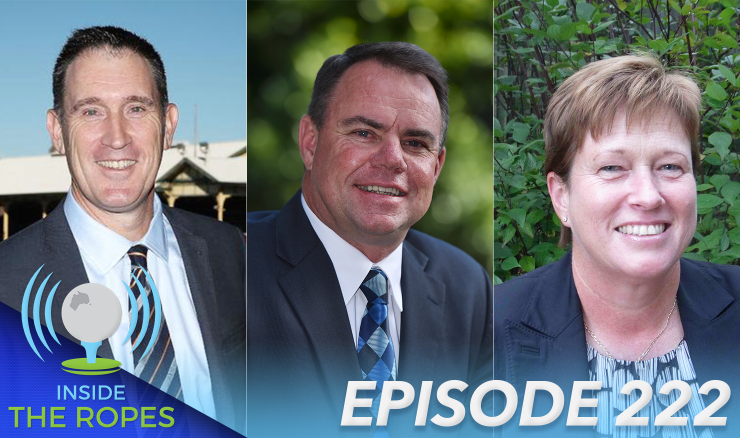 James Sutherland (Golf Australia), Gavin Kirkman (PGA of Australia) and Karen Lunn (WPGA Tour of Australasia) have a round-table discussion about the Australian golf strategy.