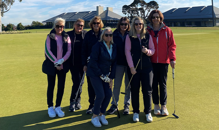 Get Into Golf Women's participants at Metropolitan Golf Club.