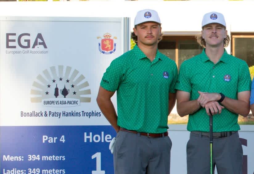 Buchanan, Crowe teamed up for Asia-Pacific at the Bonallack Trophy
