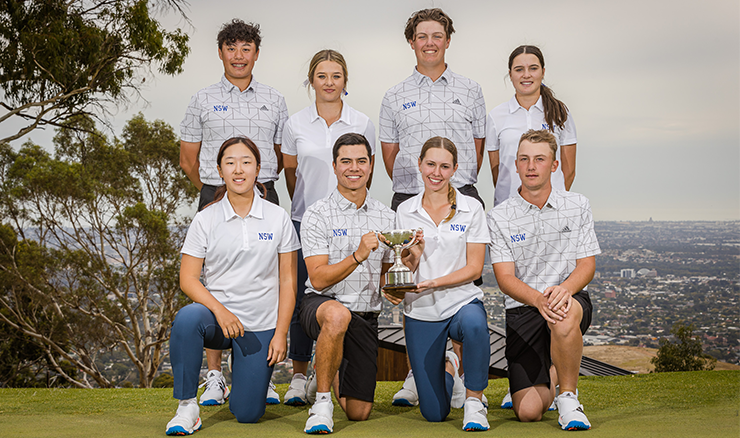 The winning NSW team.