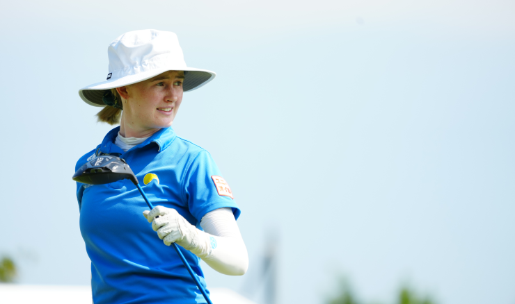 Karis Davidson survived every pro golfer's worst nightmare at the recent LPGA Q-Series.