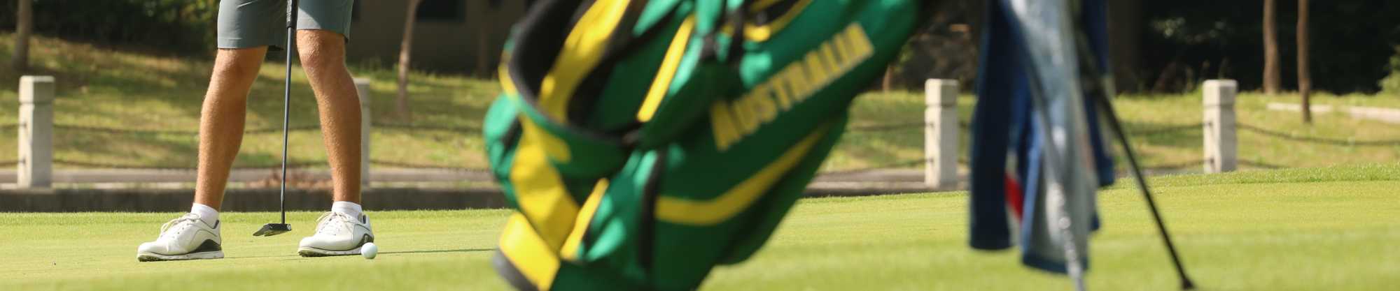 Blake Windred Australian golf bag