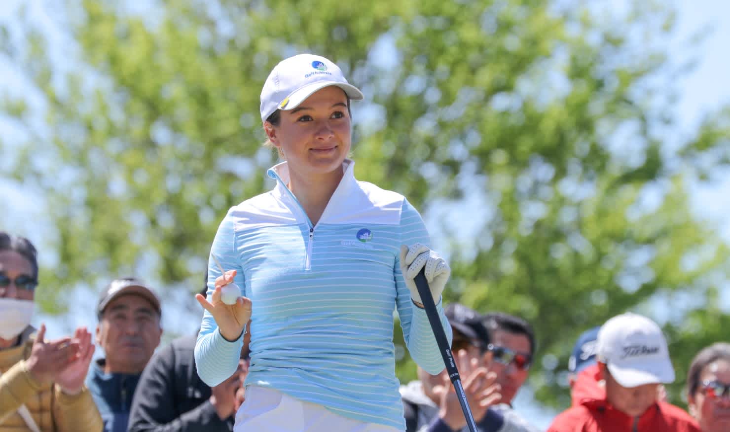 Becky Kay during the final round of the 2019 Women's Amateur Asia-Pacific in Japan. IMAGE: Kirsty Wrice