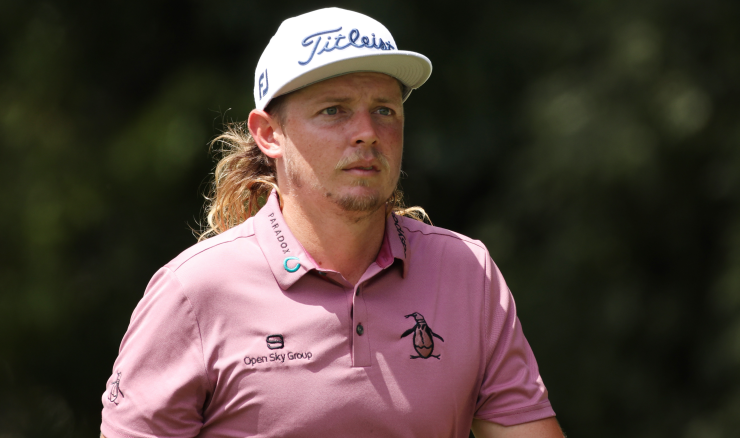 Cameron Smith during the first round of the Tour Championship.