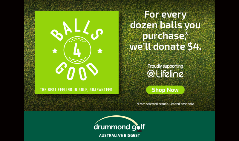 Drummond Golf Balls 4 Good promotion.