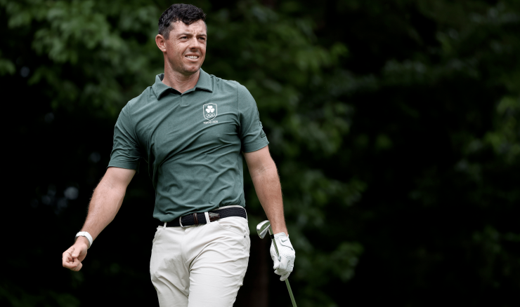 Rory McIlroy during the second round of Tokyo 2020.