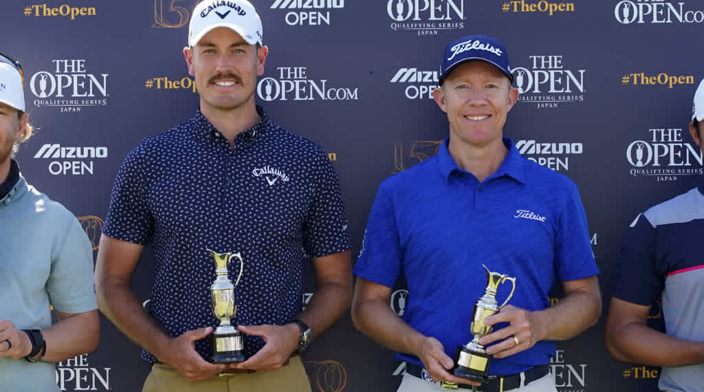 Anthony Quayle (left) and Brad Kennedy (right) off to St Andrews in July.