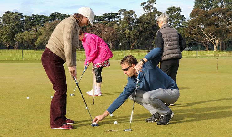Watch the Get Into Golf - Women's All Abilities Clinic participants discover golf for the first time.