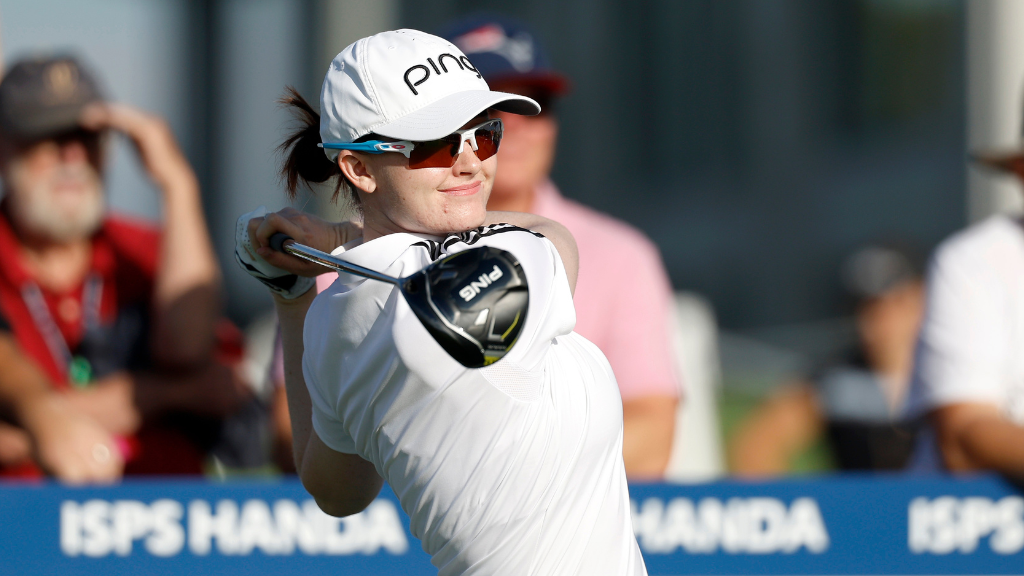 Karis Davidson tees off Australian Open