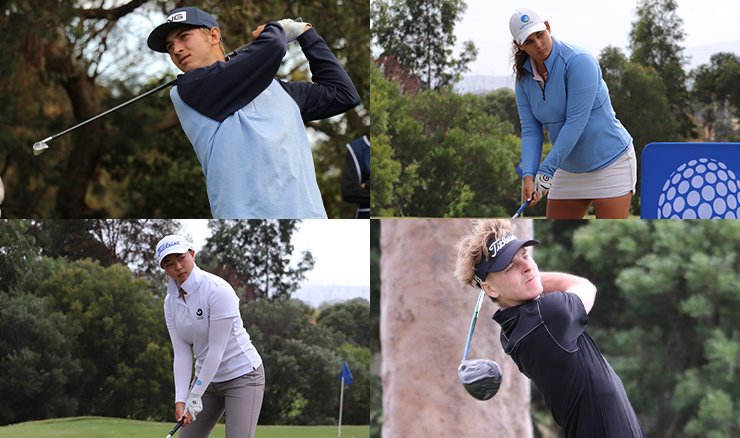 Top left: Joshua Greer. Top right: Justice Bosio. Bottom left: Fiona Xu. Bottom right: Jack Buchanan.