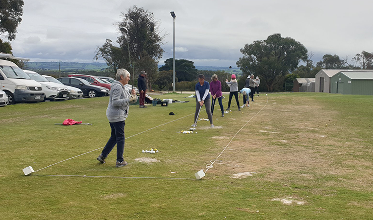 The driving range at Leongatha will look quite different thanks to funding from the Victorian Government's Golf Infrastructure Fund.