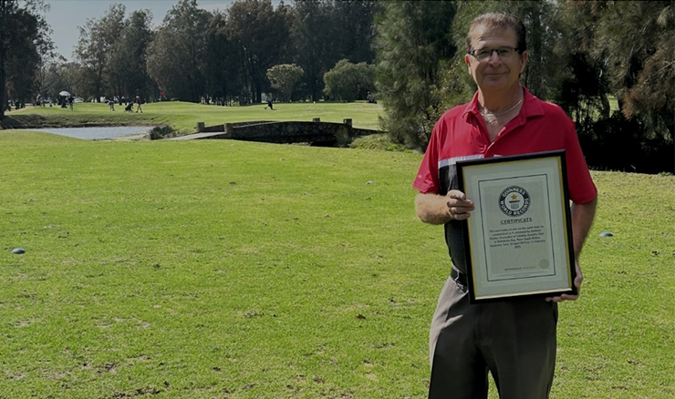 Four peat puts golfer in Guinness record book Golf Australia