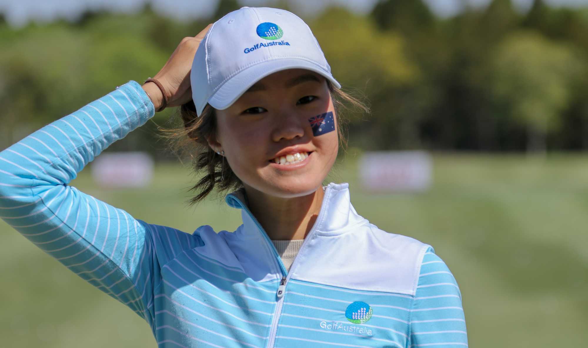 Grace Kim at the 2019 Women's Amateur Asia-Pacific in Japan.